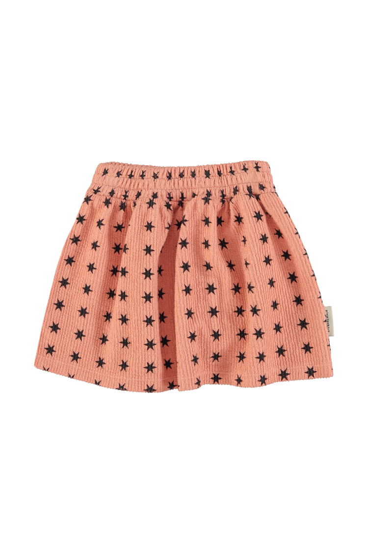 Piupiuchick Piupiuchick-Short skirt | Pink w/ black stars