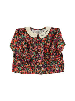 Piupiuchick Piupiuchick- Peter pan collar blouse | Multicolor flowers