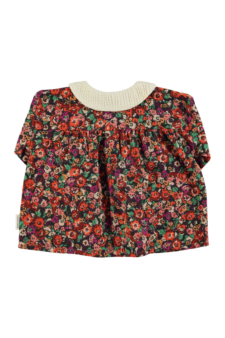 Piupiuchick Piupiuchick- Peter pan collar blouse | Multicolor flowers