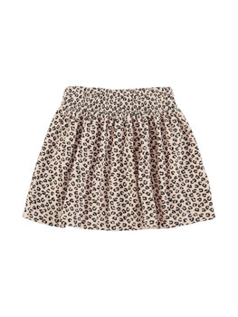 Piupiuchick Piupiuchick-Short skirt | Pale pink w/ animal print