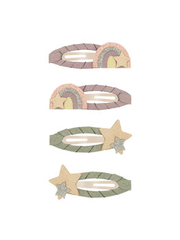 Mimi&Lula Mimi & Lula - OVER THE RAINBOW CLIP SET