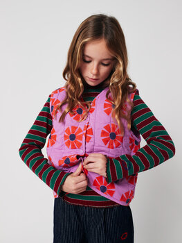 Bobo Choses Bobo Choses - Kaleidoscope all over quilted woven vest
