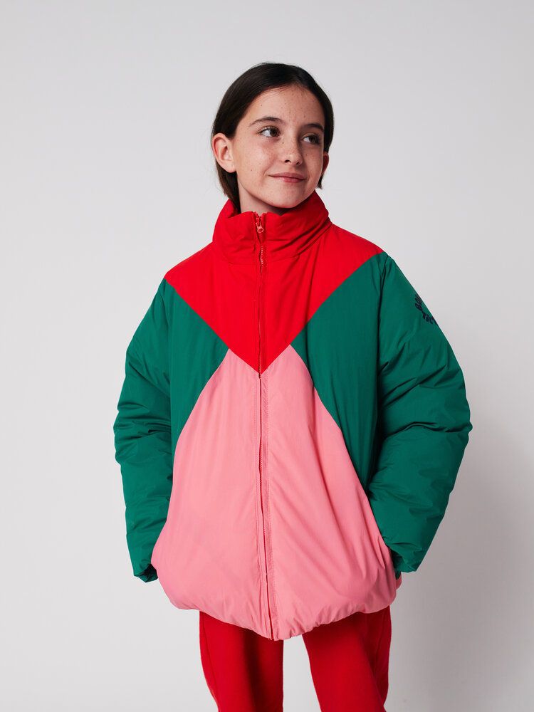 Bobo Choses Bobo Choses - Tic Tac Toe color block jacket