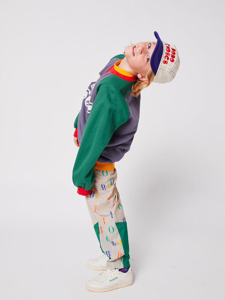 Bobo Choses Bobo Choses -Color block ranglan sweatshirt