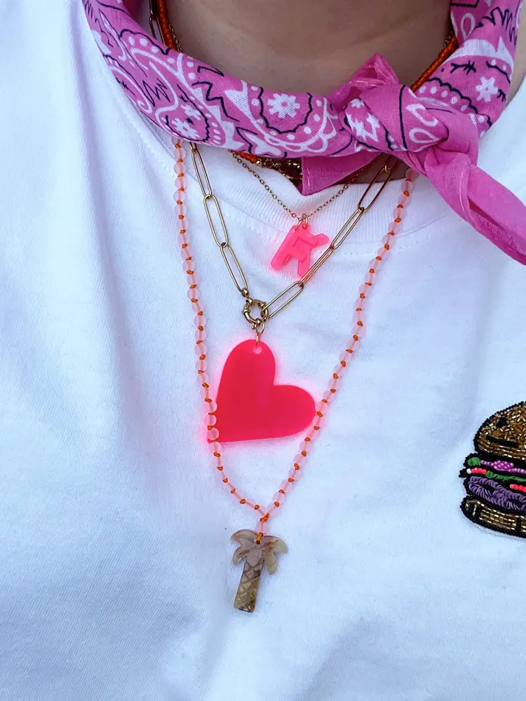 Bert Sieraden - BERT bedel XL hart 4CM