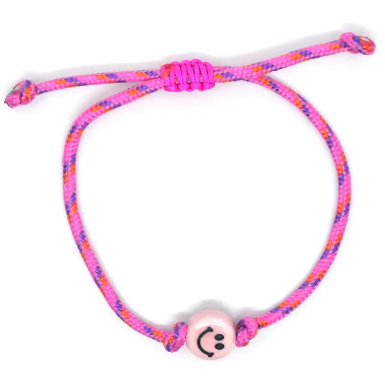 Bert Sieraden - BERT Armband smiley keramiek