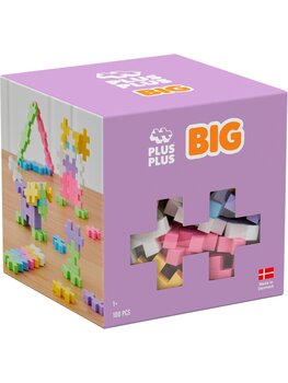 PlusPlus PlusPlus - Pastel BIG Plus-Plus: 100 stuks