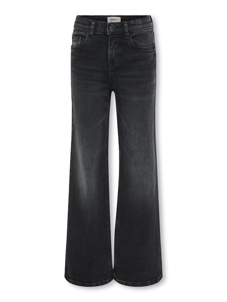 Only Only - Juicy wide leg - Washed black
