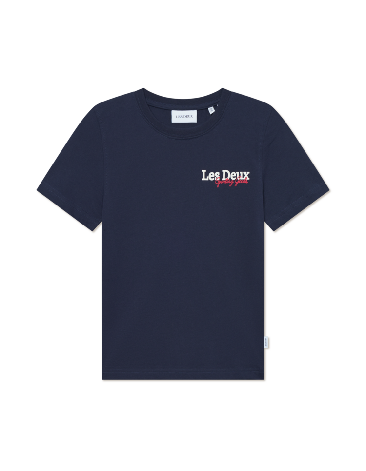 Les Deux Les Deux - Racing T-shirt KIDS - Dark Navy