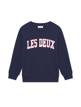 Les Deux Les Deux -Aidan Sweatshirt KIDS - Dark Navy