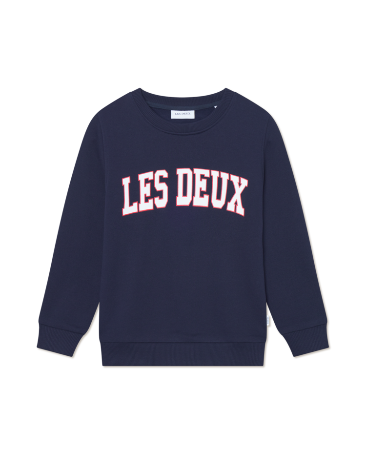 Les Deux Les Deux -Aidan Sweatshirt KIDS - Dark Navy