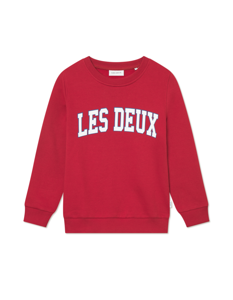 Les Deux Les Deux -Aidan Sweatshirt KIDS - Scarlet