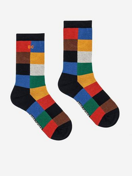 Bobo Choses Bobo Choses -  Multicolor Tiles long socks