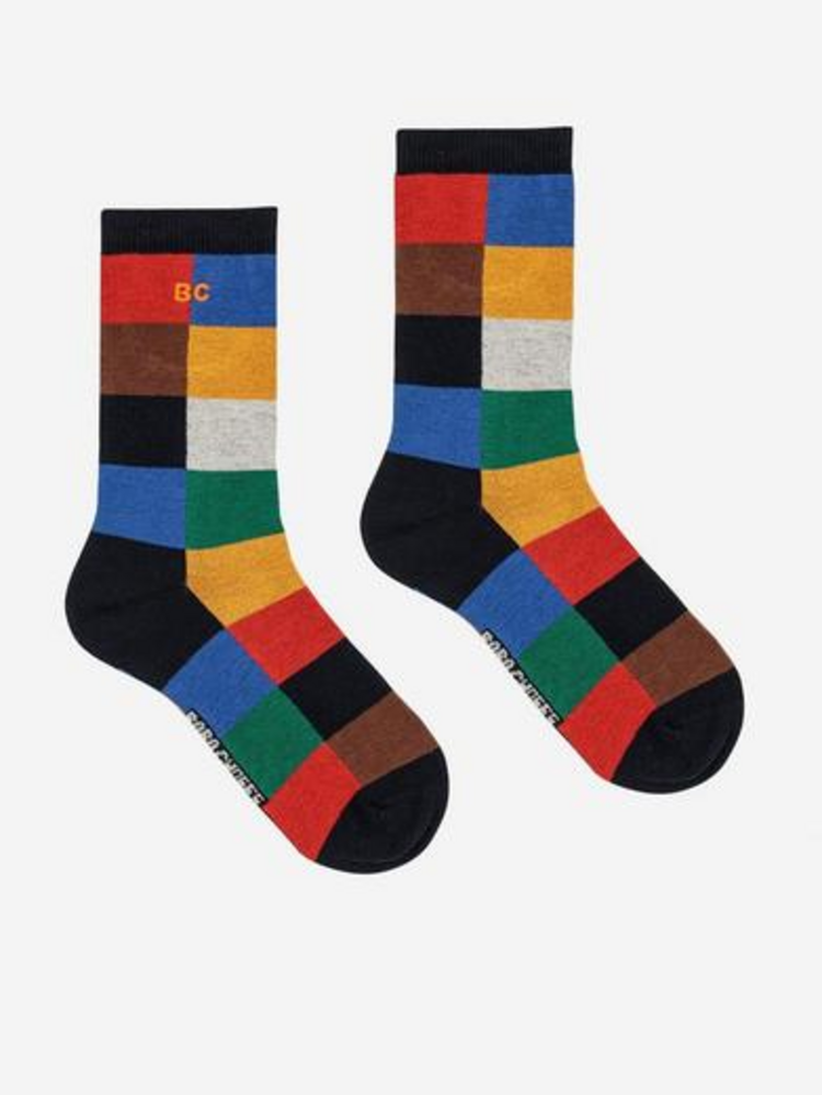 Bobo Choses Bobo Choses -  Multicolor Tiles long socks