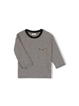 Nixnut Nixnut- Drop shirt black stripe