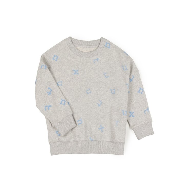 Nixnut Nixnut - stamp sweater grey