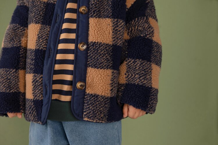 Nixnut Nixnut - Check jacket navy