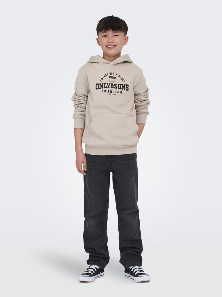 Only & Sons Only & Sons - OSJEDGE Straight Leg - Washed Black