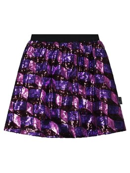 Daily Brat Daily Brat - SHIMMERING BLOCK SKIRT TWILIGHT GLOW