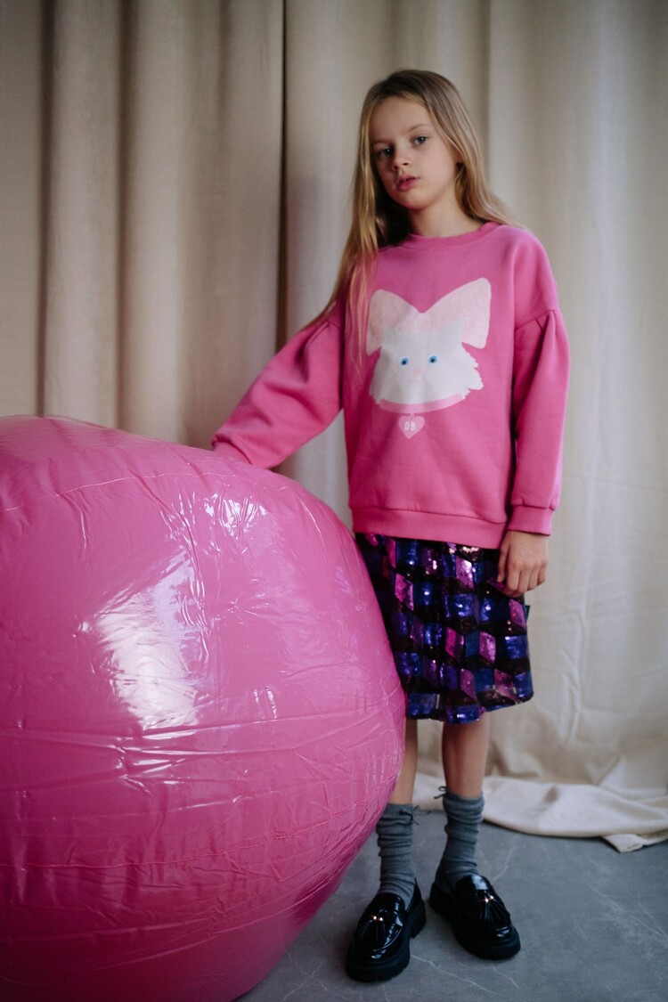 Daily Brat Daily Brat - SHIMMERING BLOCK SKIRT TWILIGHT GLOW