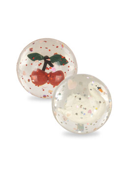 Konges Slojd KS - BOUNCING BALL SETS - Cherry/Swan