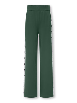 Only Only - Poptrash wide pant - White/Pine