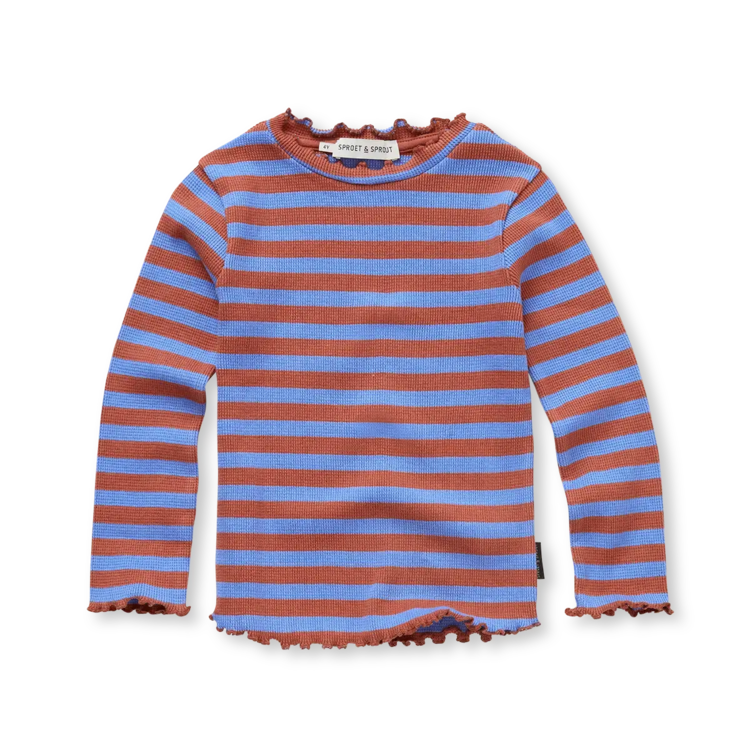 Sproet & Sprout Sproet&Sprout-TURTLE NECK WAFFLE STRIPES