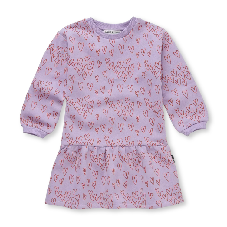 Sproet & Sprout Sproet&Sprout-DRESS HEARTS PRINT
