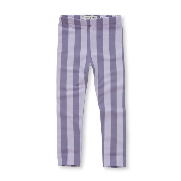 Sproet & Sprout Sproet&Sproet-LEGGING PURPLE STRIPE