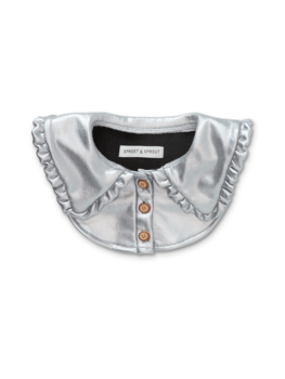 Sproet & Sprout Sproet&Sprout- SILVER RUFFLE COLLAR