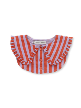 Sproet & Sprout Sproet&Sprout- RUFFLE COLLAR STRIPES