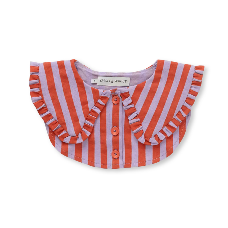 Sproet & Sprout Sproet&Sprout- RUFFLE COLLAR STRIPES