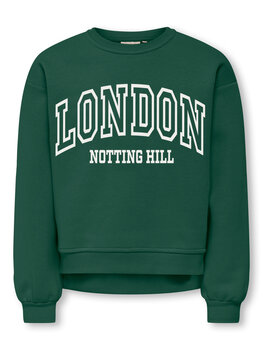 Only Only - KOGVICTORY LIFE L/S O-NECK -Pineneedle