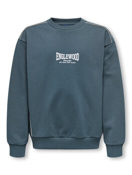 Only & Sons Only&Sons -OSJJET L/S PIPING CREW-Dark Slate