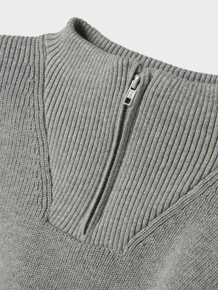 Lil atelier Lil Atelier -NMMNESOLLE LS KNIT-Grey