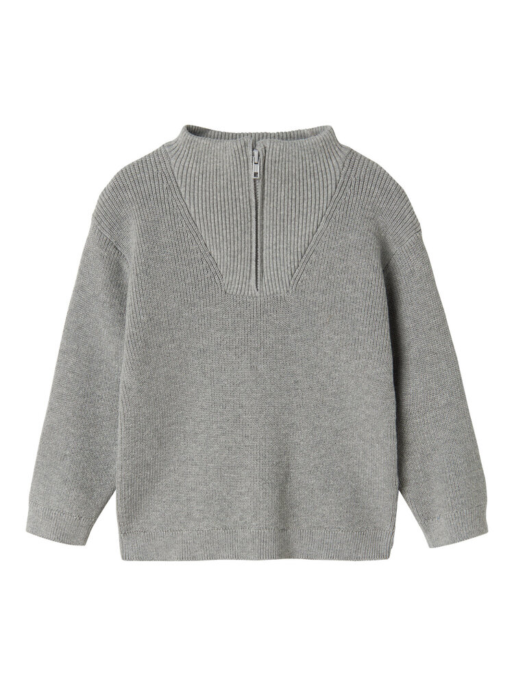 Lil atelier Lil Atelier -NMMNESOLLE LS KNIT-Grey