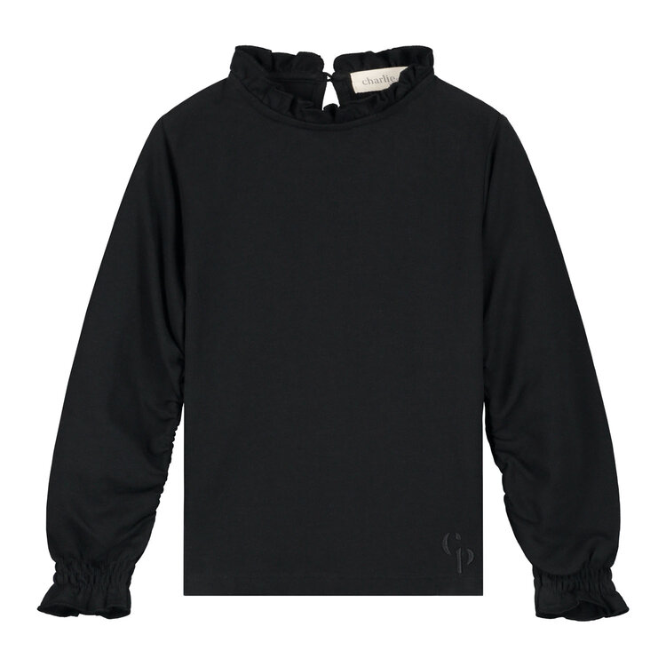 Charlie Petite Charlie Petite- Juniper Longsleeve black