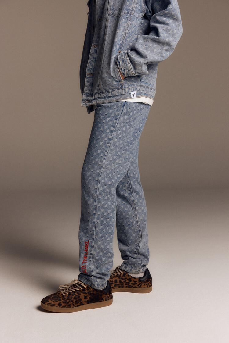 Alix mini Alix Mini - kids woven tapered bull denim pants