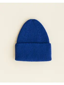 Hvid Hvid - Beanie Fonzie  Cobalt blue