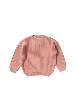 Your Wishes YW- Knit | Chunky Scallop Sweater Rose
