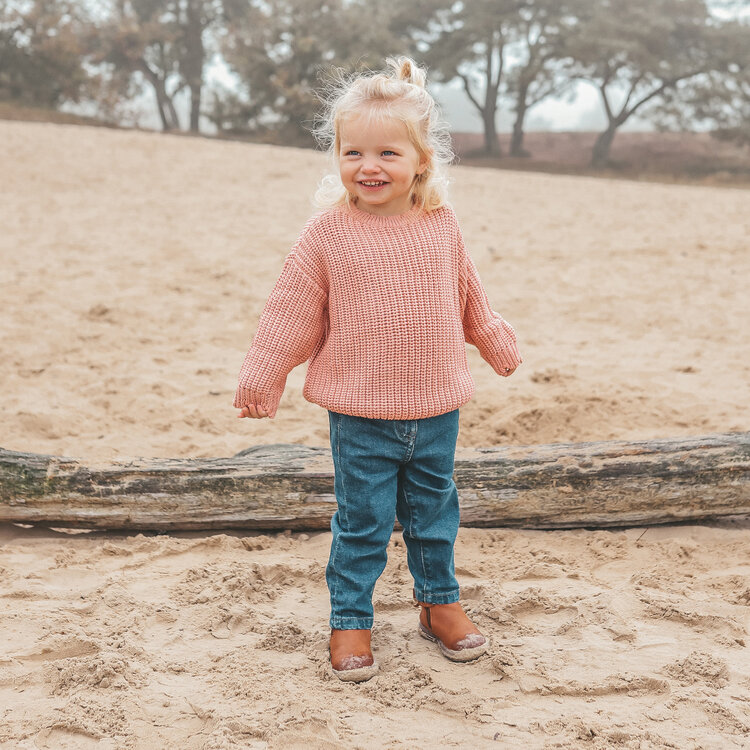 Your Wishes YW- Knit | Chunky Scallop Sweater Rose