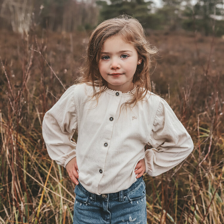 Your Wishes YW-Wavy | Cliff Blouse  Birch