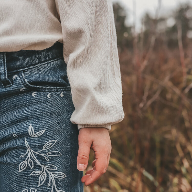 Your Wishes YW-Wavy | Cliff Blouse  Birch