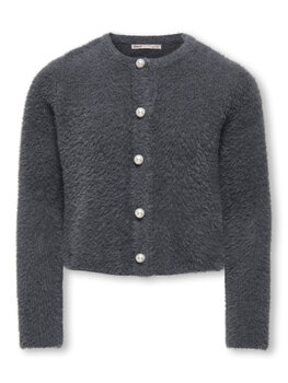 Only Only- Petra 0 Neck Pearl - Grey