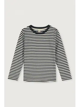 Gray Label Gray Label - L/S Tee GOTS |Black/Cream