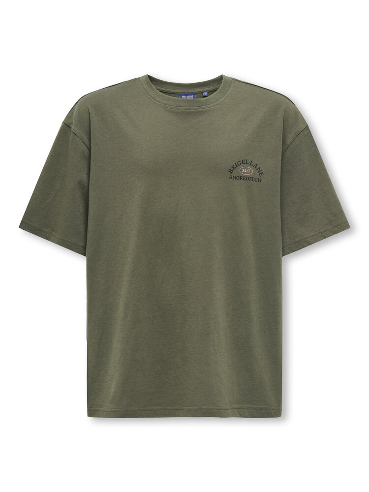 Only & Sons Only & Sons - Tee - Olive/Night