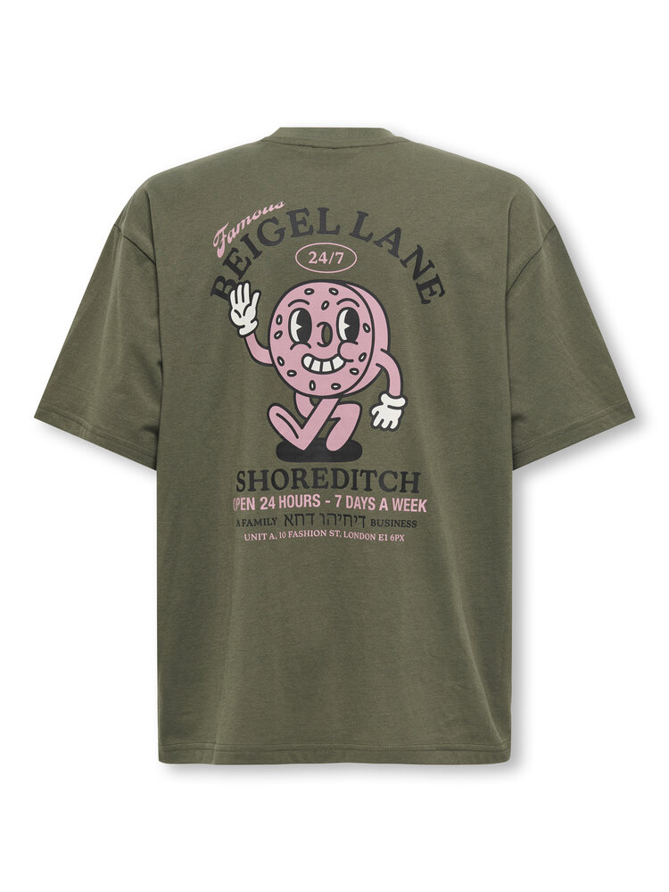 Only & Sons Only & Sons - Tee - Olive/Night