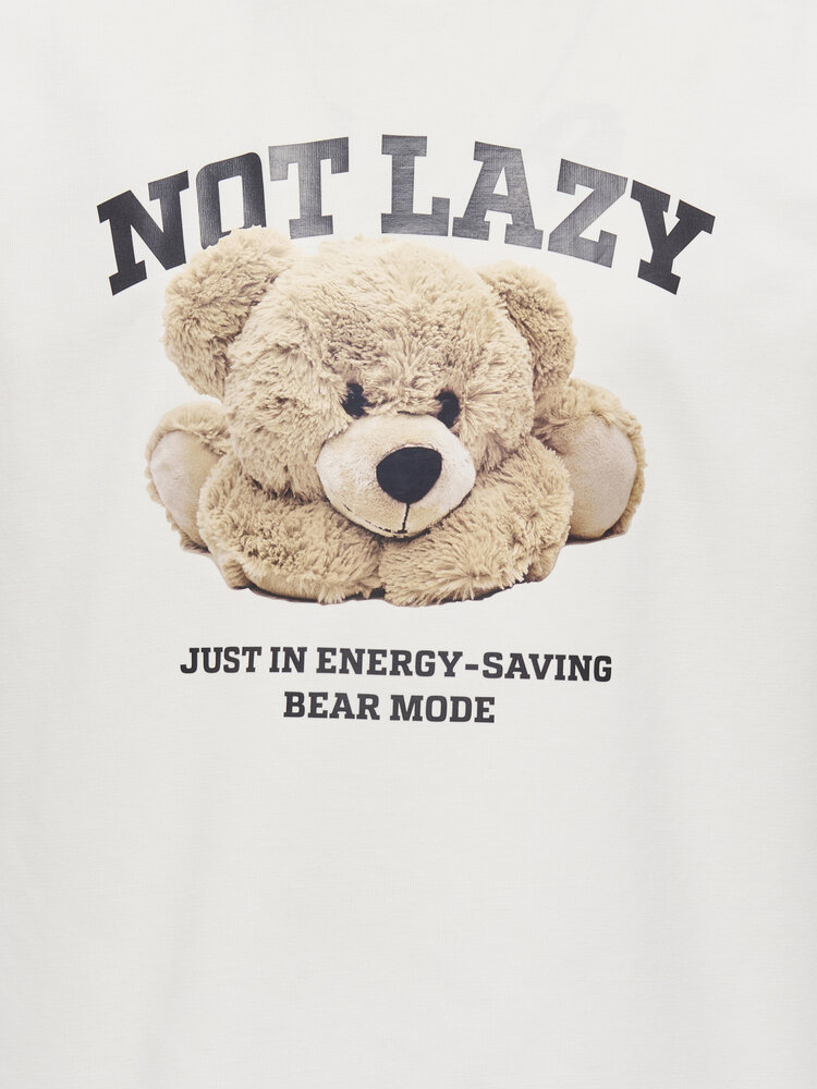 Only Only - Billie Teddy Top - Cloud