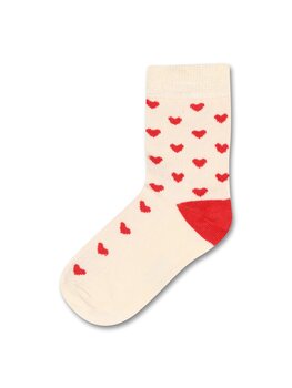 Minipop MiniPop- Bamboo Hearts Socks RED