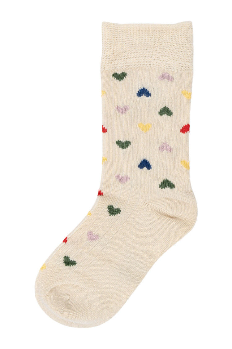 Minipop MiniPop- Bamboo Hearts Socks Multi